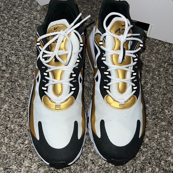 Gold Black And White Nike Air Max 27s 